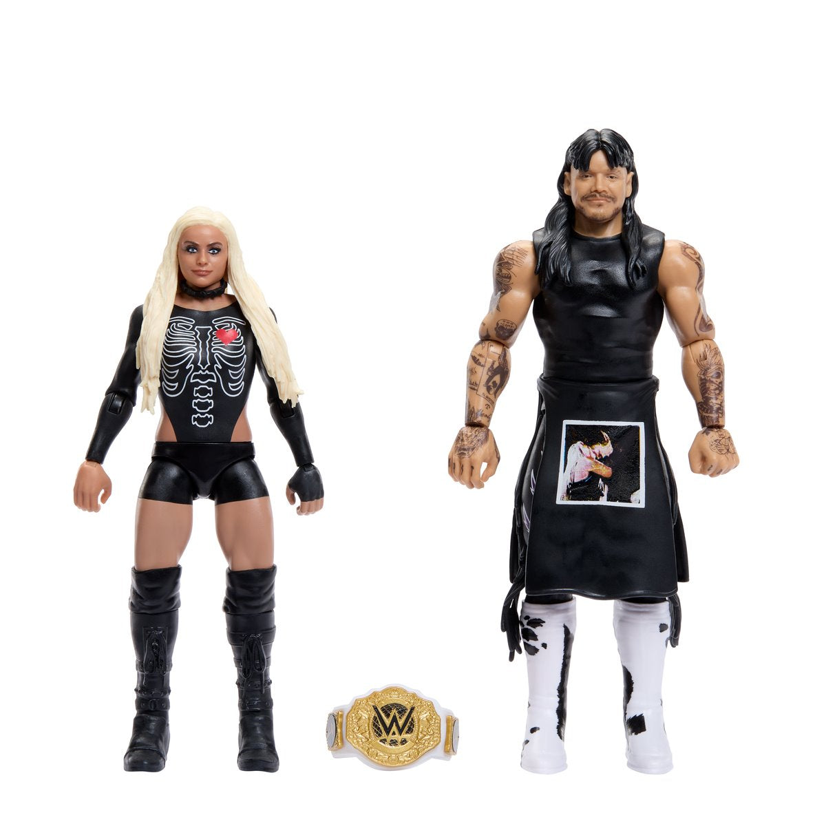 WWE Showdown Series 25 - Liv Morgan & Dominik Mysterio (con cintura di campionessa femminile)