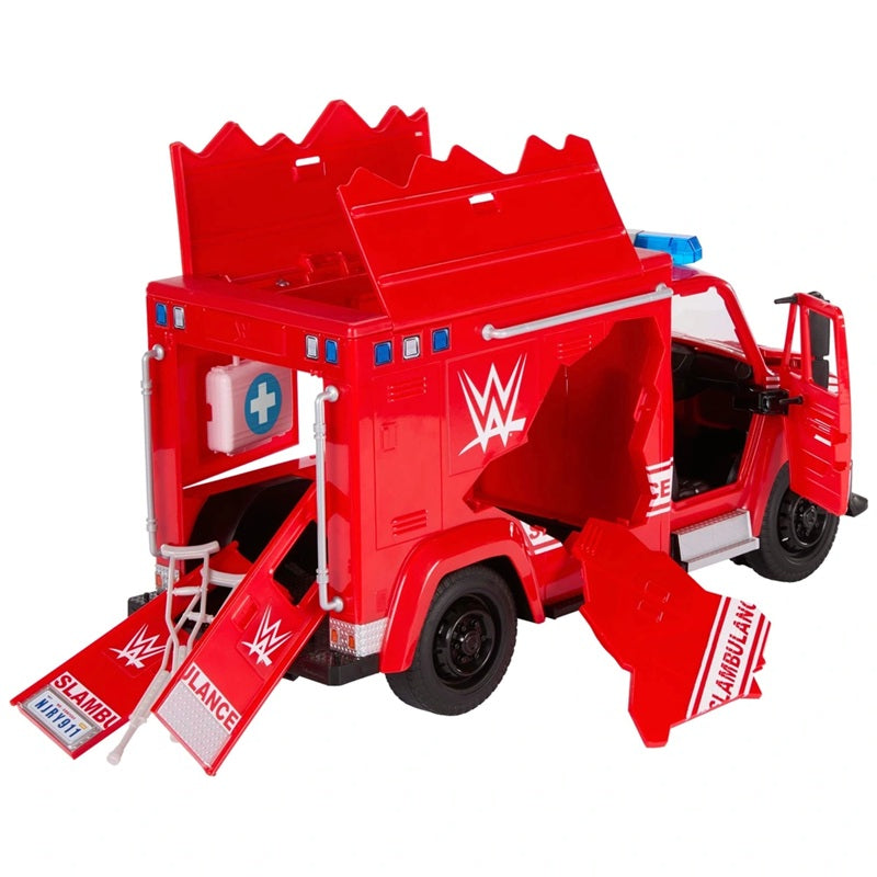 WWE Wrekkin' Slambulance Playset - Ambulanza ROSSA con Barella 2026