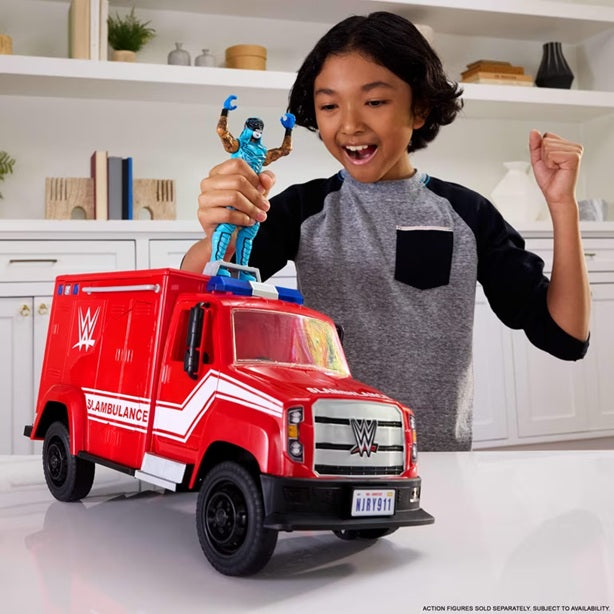 WWE Wrekkin' Slambulance Playset - Ambulanza ROSSA con Barella 2026