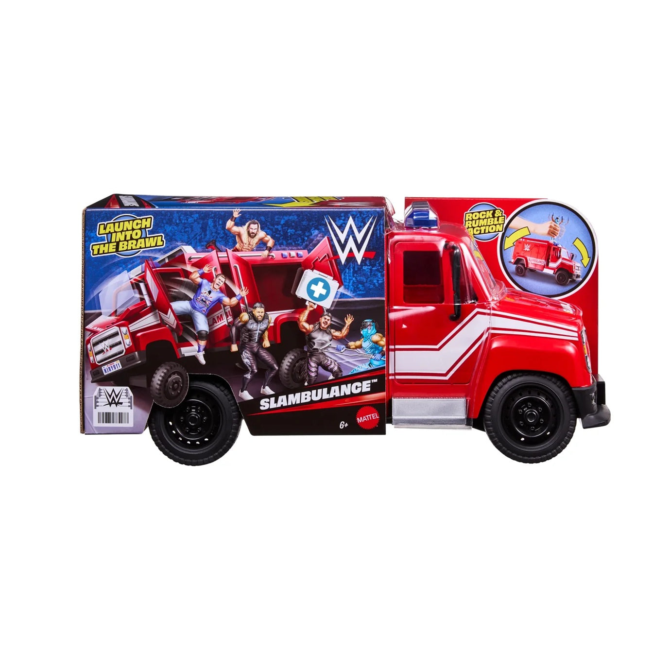 WWE Wrekkin' Slambulance Playset - Ambulanza ROSSA con Barella 2026