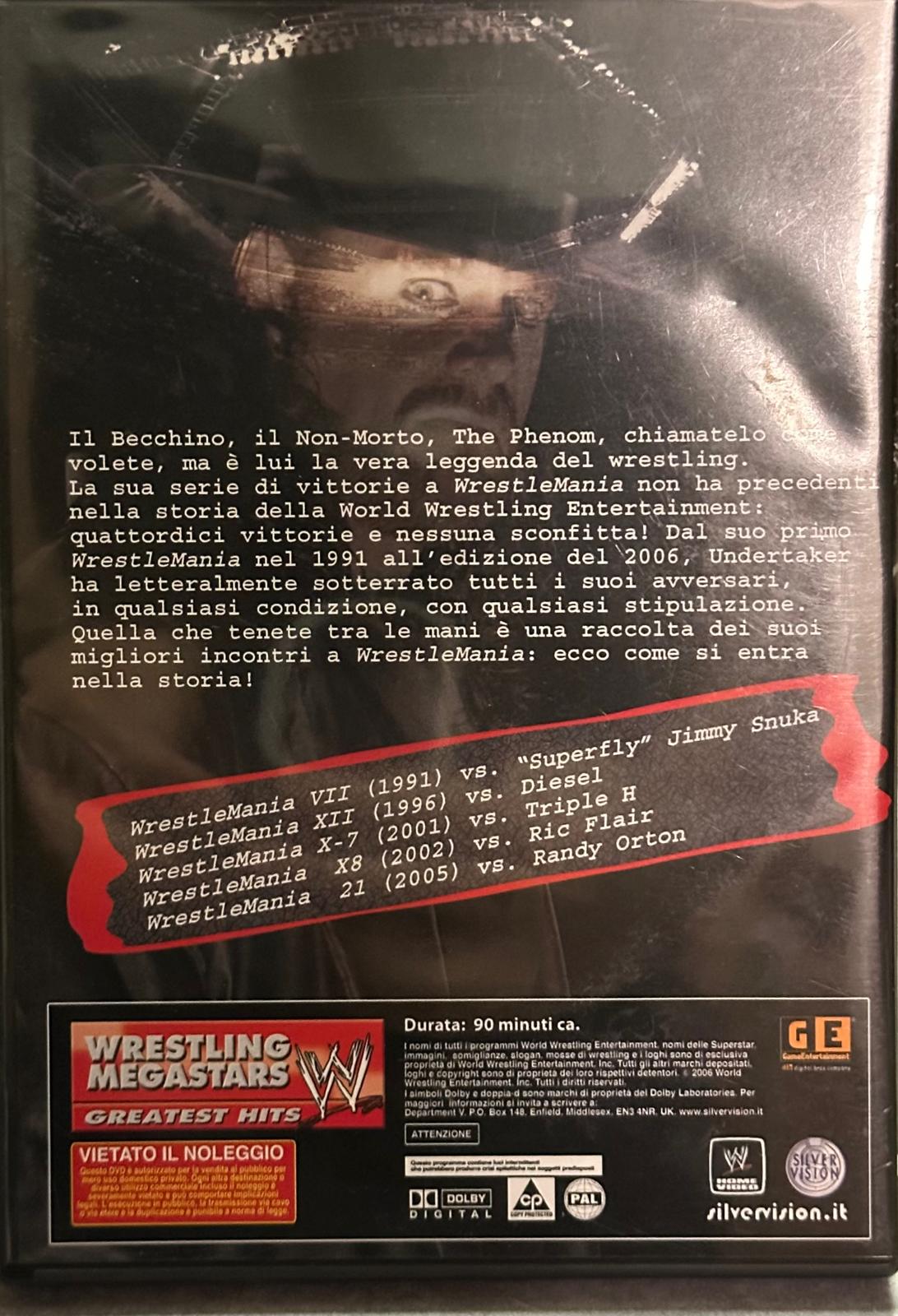 DVD Wrestling Megastars Greatest Hits - Undertaker: un decennio da invincibile (Usato in ottime condizioni)