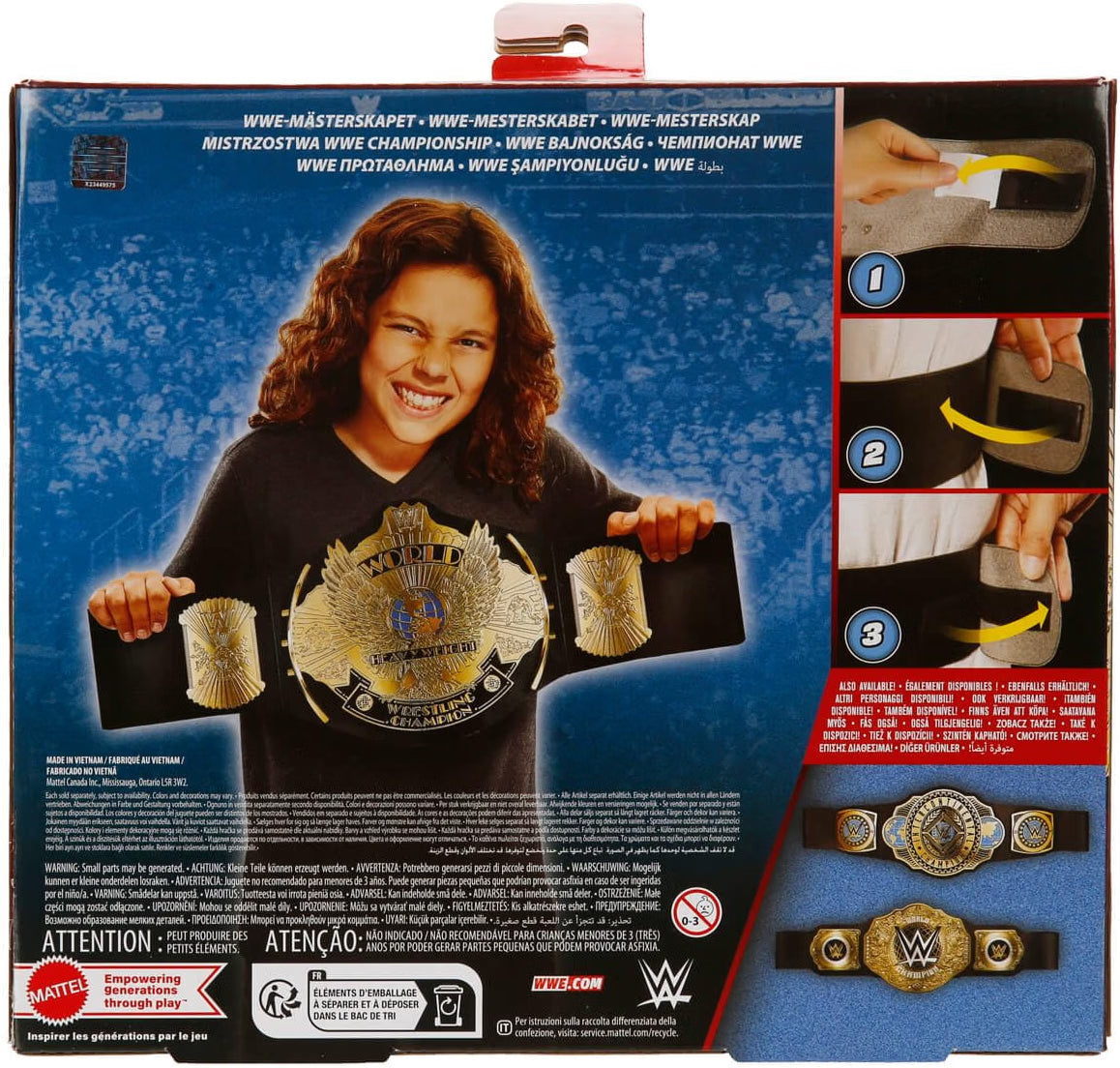 WWE WWF Winged Eagle Toy Belt - Cintura giocattolo Mattel (Modello classico anni '80 '90)