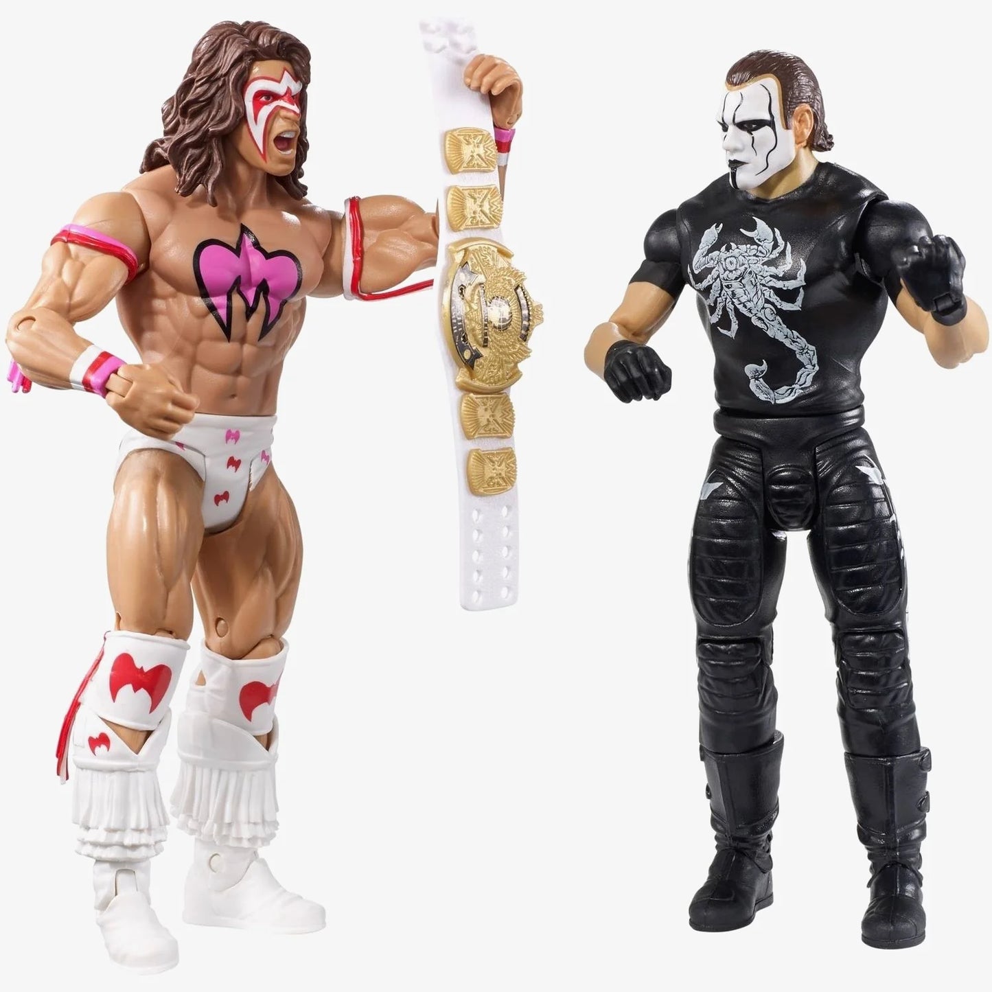 WWE Then Now Forever 2-Pack - Ultimate Warrior & Sting (Vedi le foto)