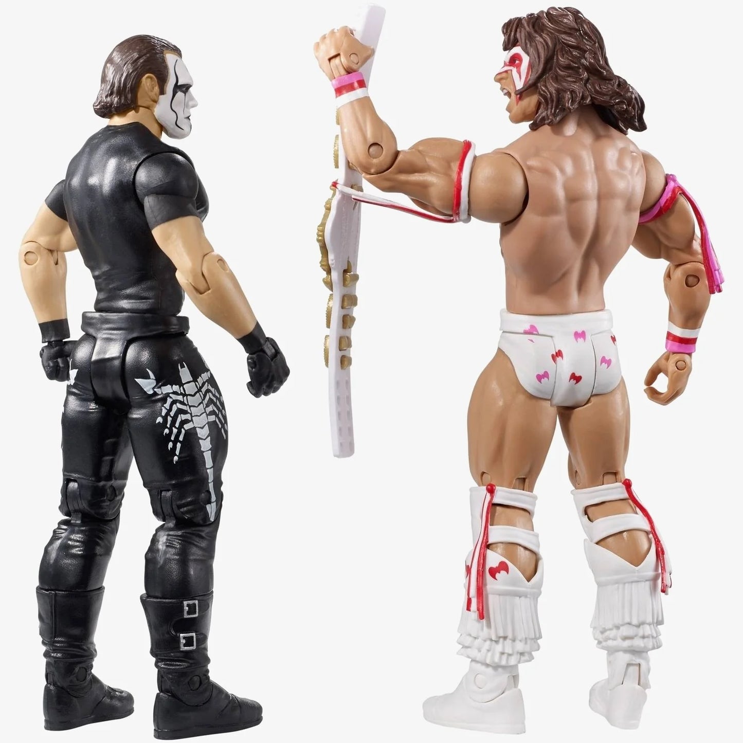 WWE Then Now Forever 2-Pack - Ultimate Warrior & Sting (Vedi le foto)