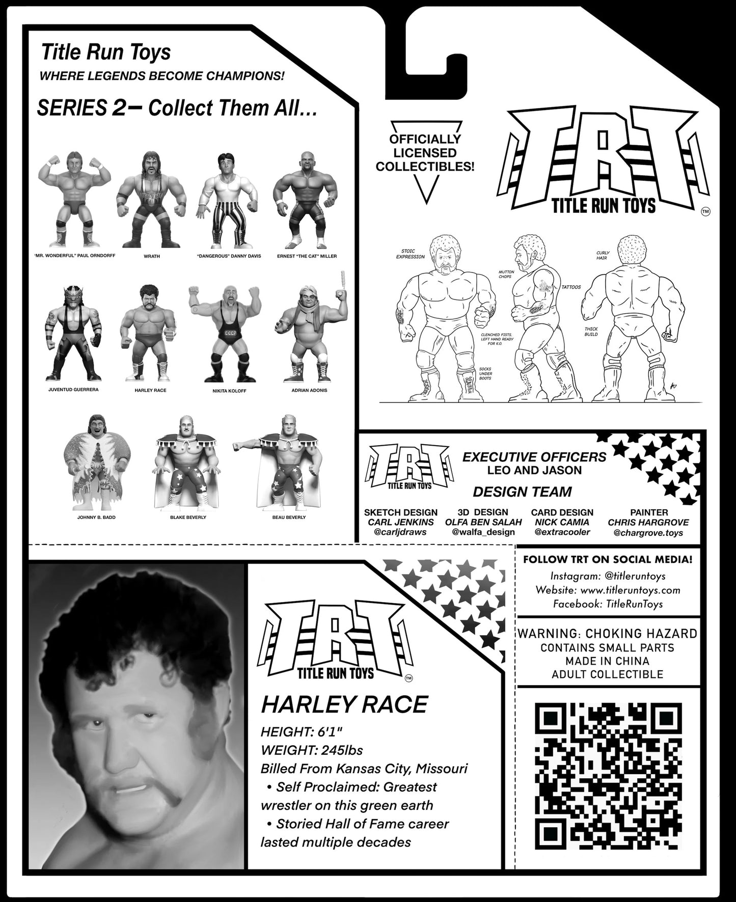 Retro TRT - Title Run Toys Retro Series #2 - Harley Race