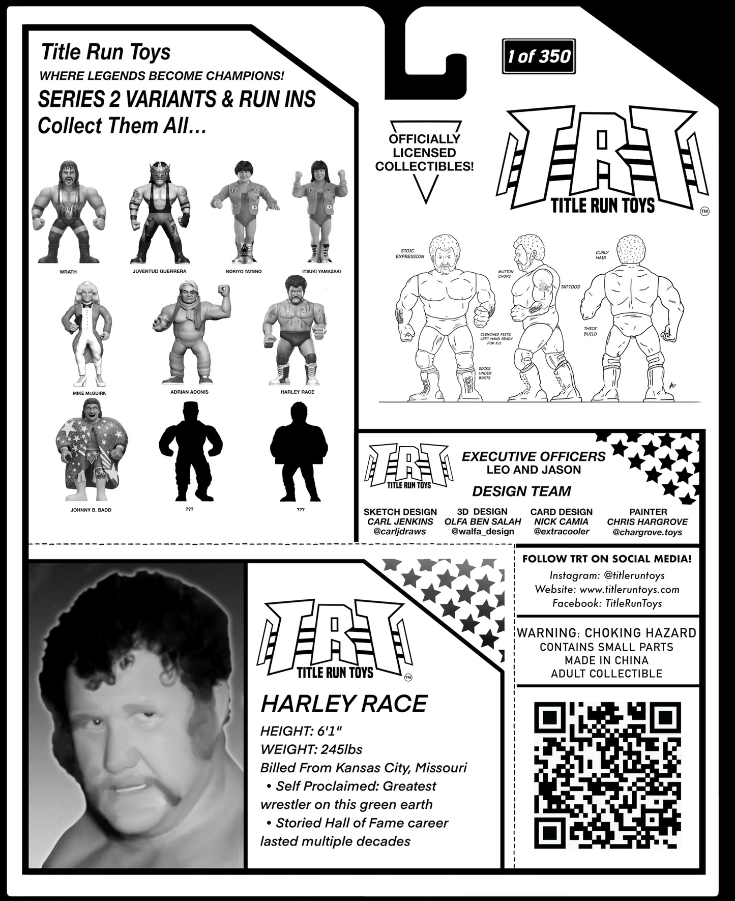 Retro TRT - Title Run Toys Retro Series #2 - Harley Race (Blood Variant 1:350)
