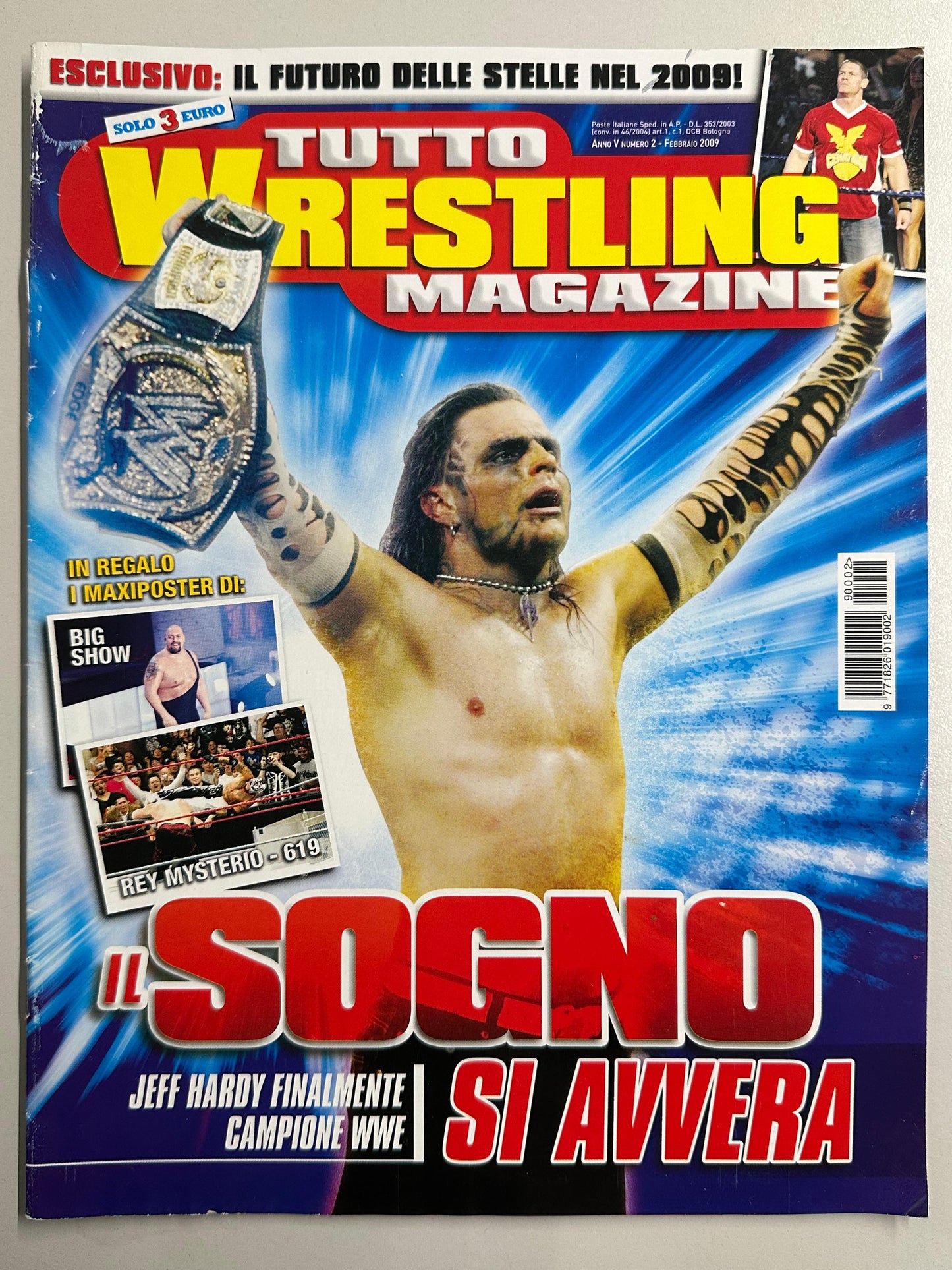 Tutto Wrestling Magazine - Febbraio 2009 (Condizioni non perfette, vedi le foto)