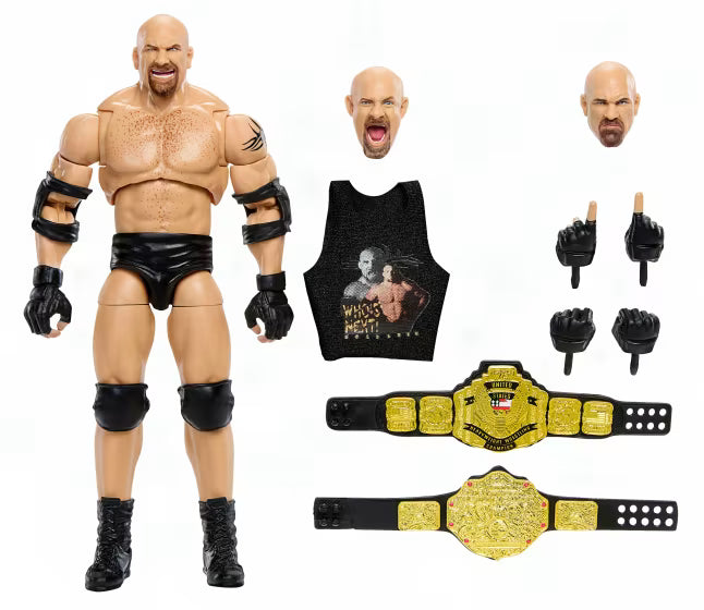 WWE Monday Night War Ultimate Edition - Goldberg (con cintura WCW e WCW USA) *DMG*