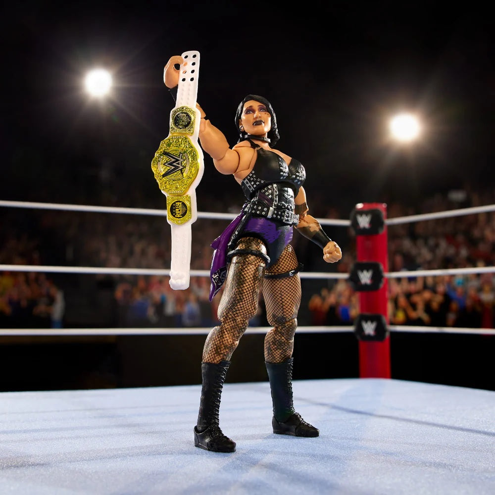 WWE Ultimate Edition 2025 Playset RAW Scale Ring + Rhea Ripley Figure