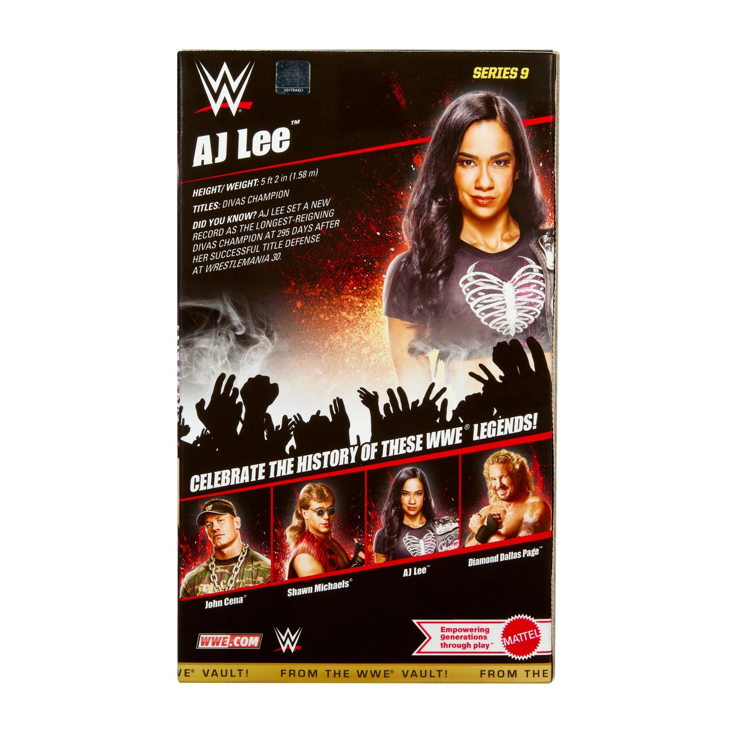 WWE Elite Vault Series #9 - AJ Lee *DMG*
