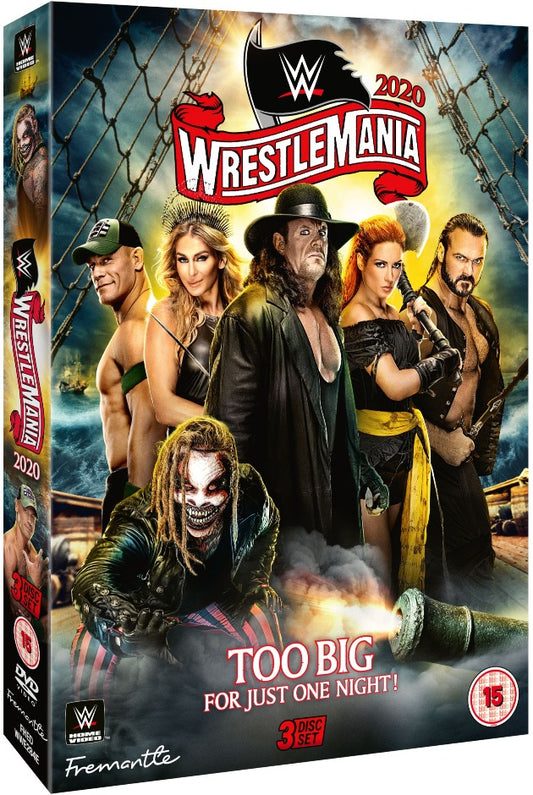 DVD WrestleMania 36 2020 (3 Discs) (Gebraucht in sehr gutem Zustand) *Digipack*