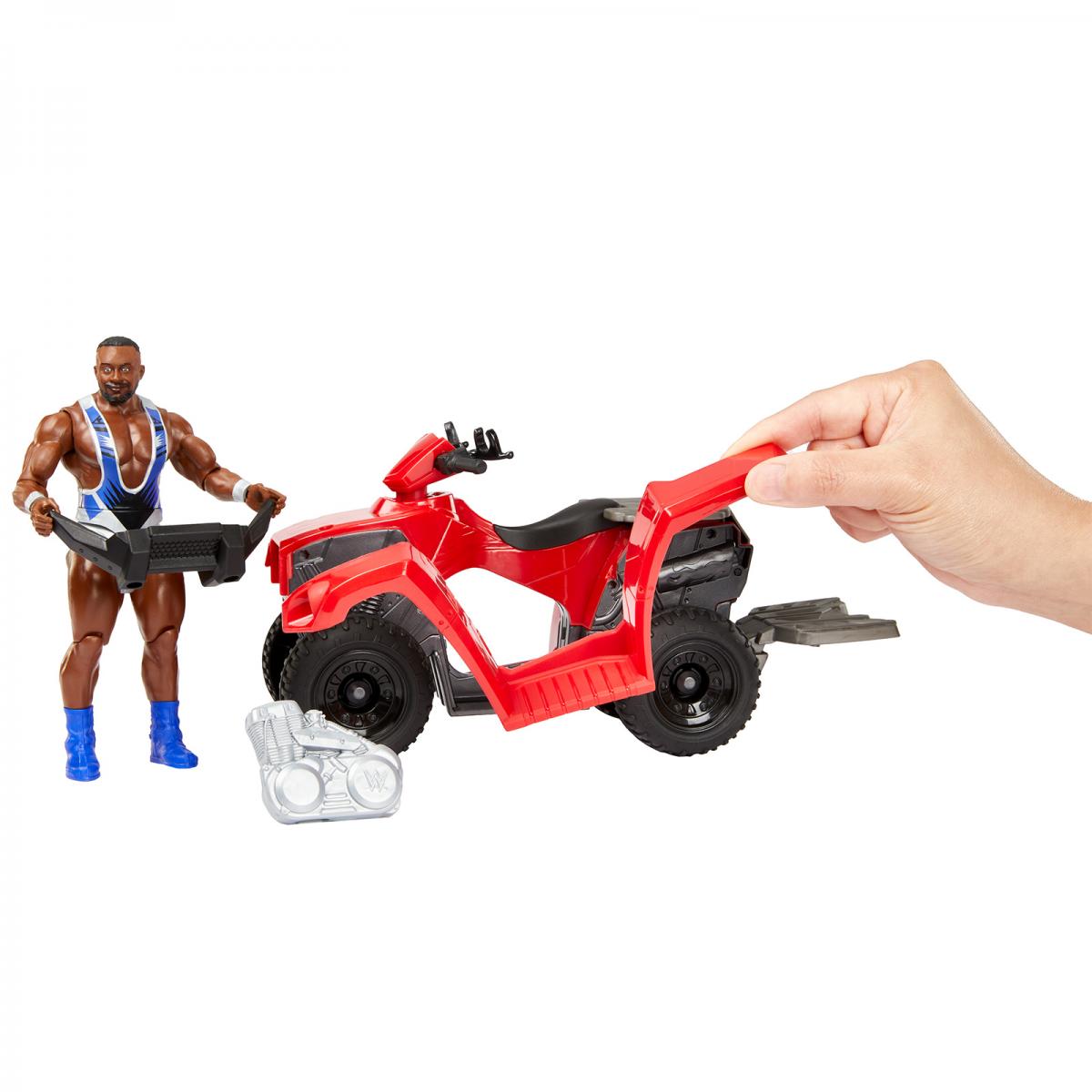 WWE Wrekkin' Slam'n'spin Big E with Quad