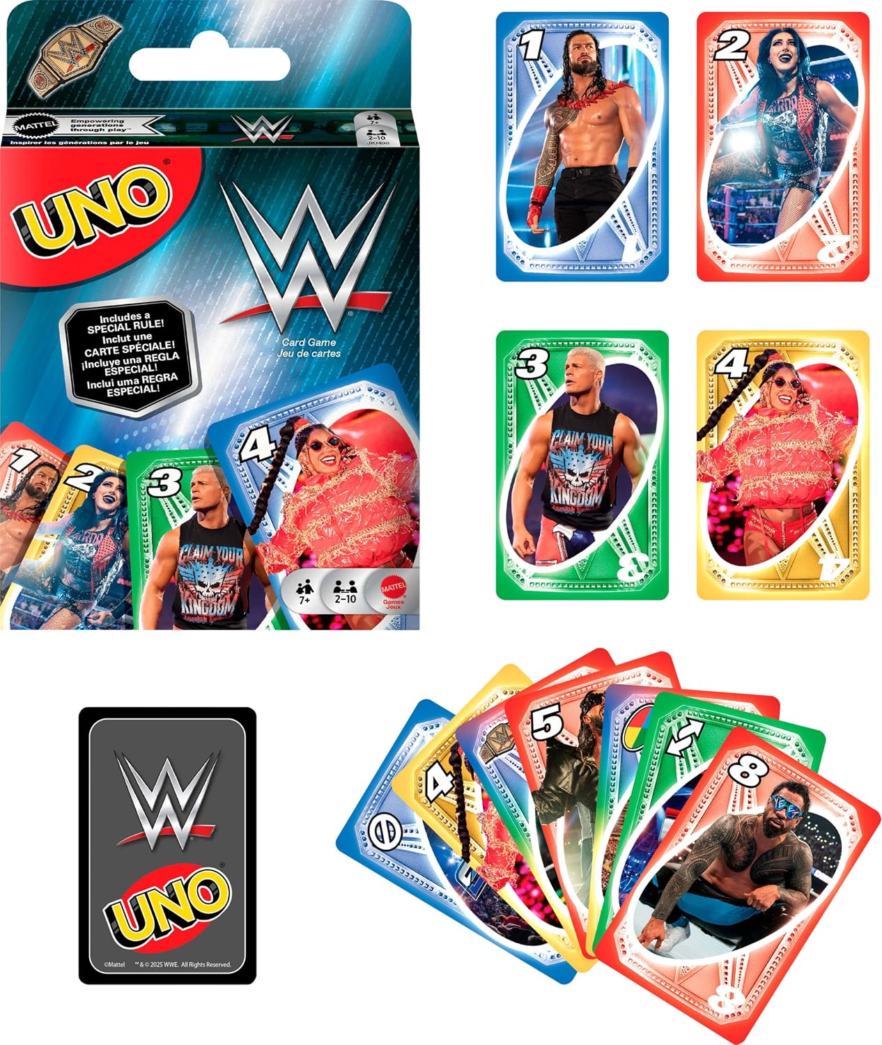 WWE Mattel Games UNO - WWE Card Game 2026